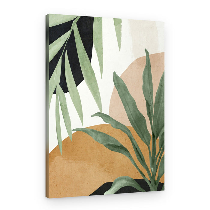 Abstract Desert Leaves – Canvas Print
