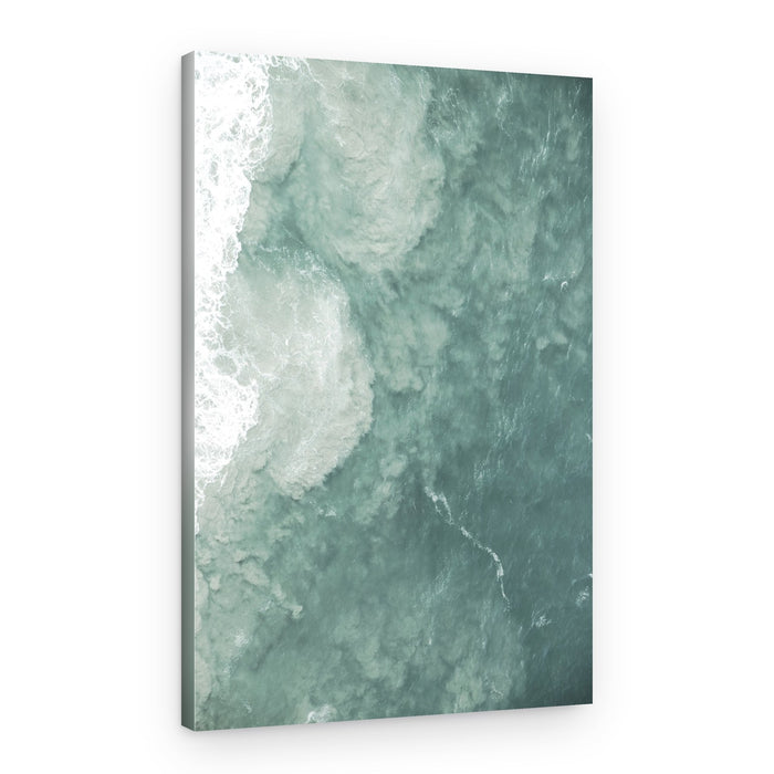 Ocean's Gentle Swirl – Canvas Print