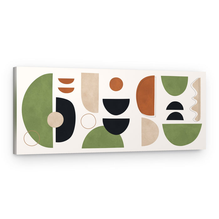 Earthy Abstract Forms – Canvas Print