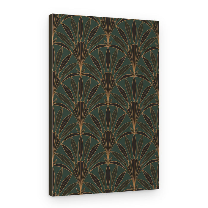 Opulent Art Deco Fans – Canvas Print