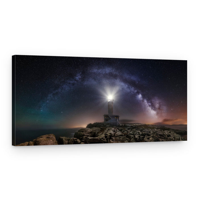 Milky Way Lighthouse – Canvas Print