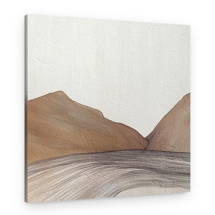 Serene Mountain Waters – Canvas Print