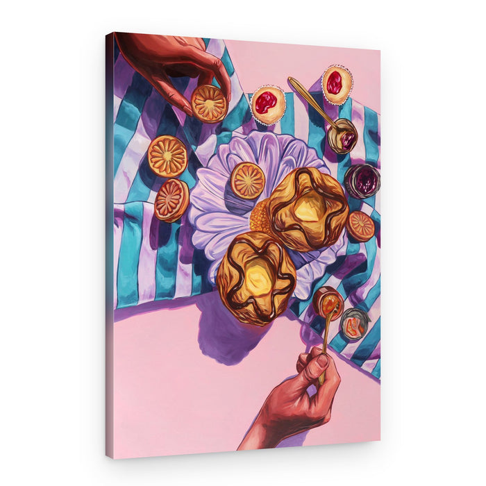Sweet Dessert Spread – Canvas Print