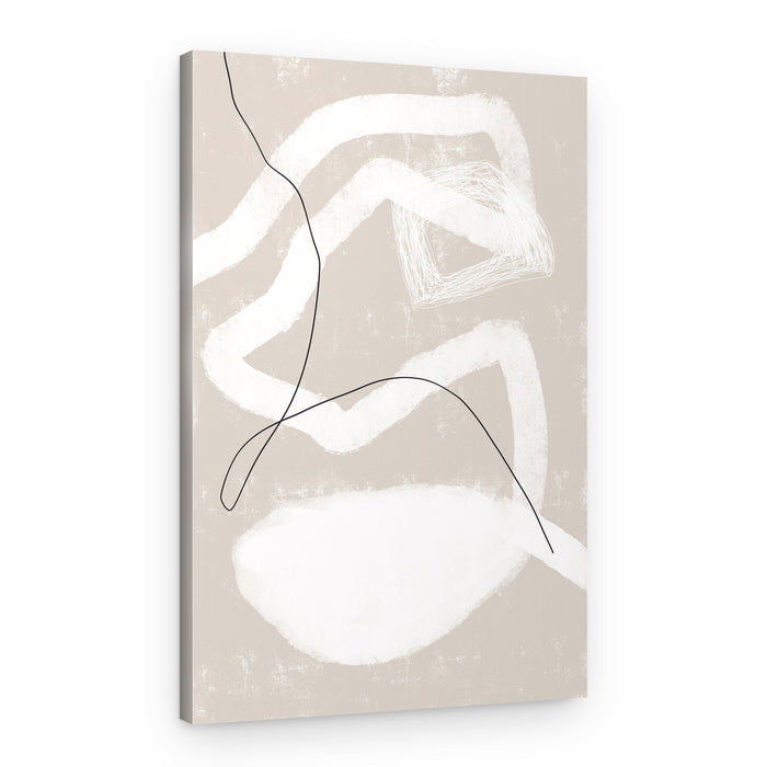 Organic Lines And Shapes – Canvas Print