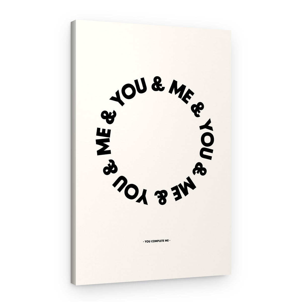 You Me Infinite Love – Canvas Print