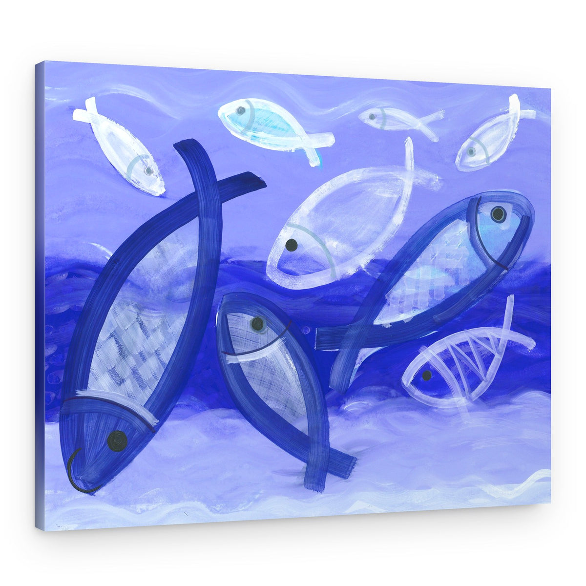 Blue Ocean Serenade – Canvas Print