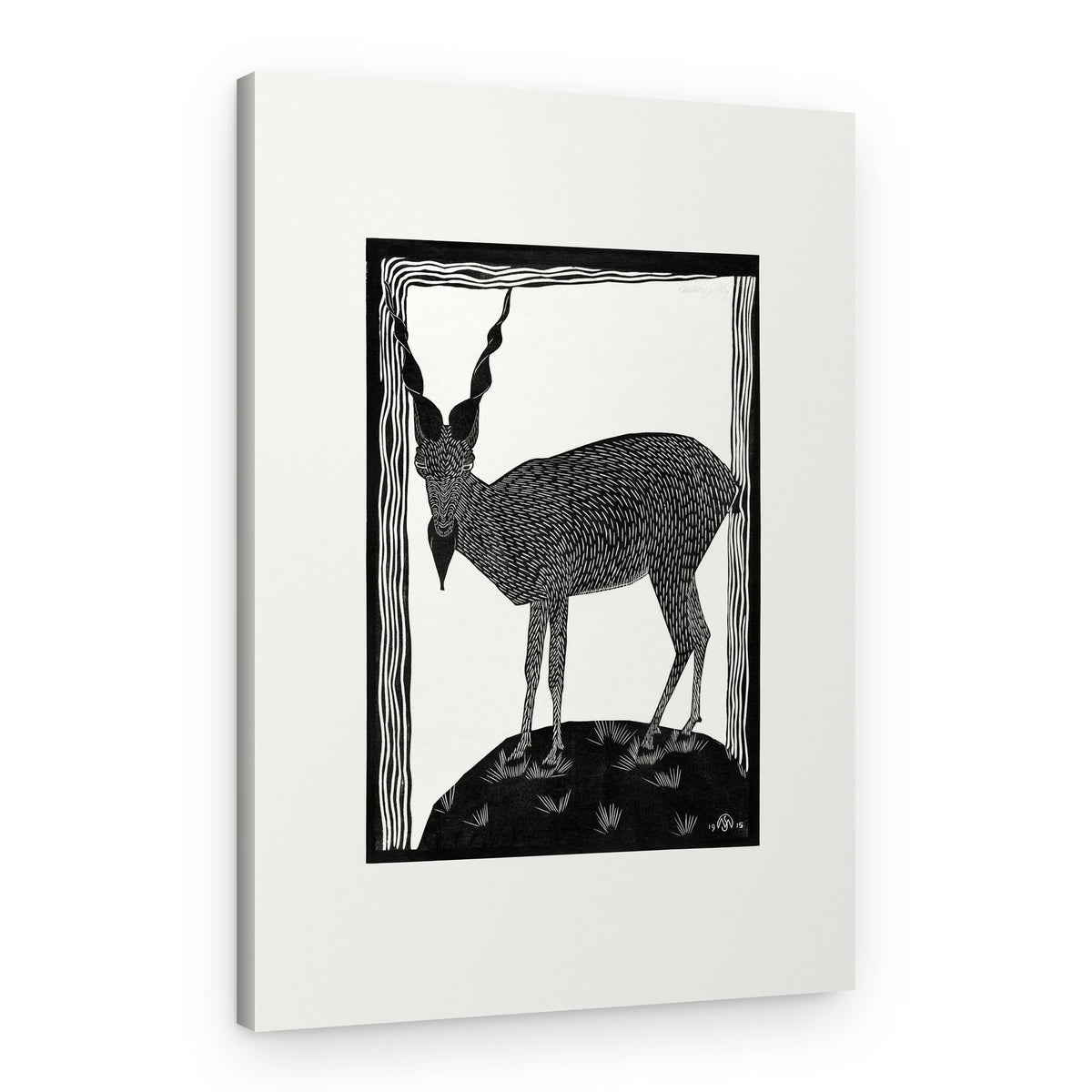 Markhor Goat – Canvas Print