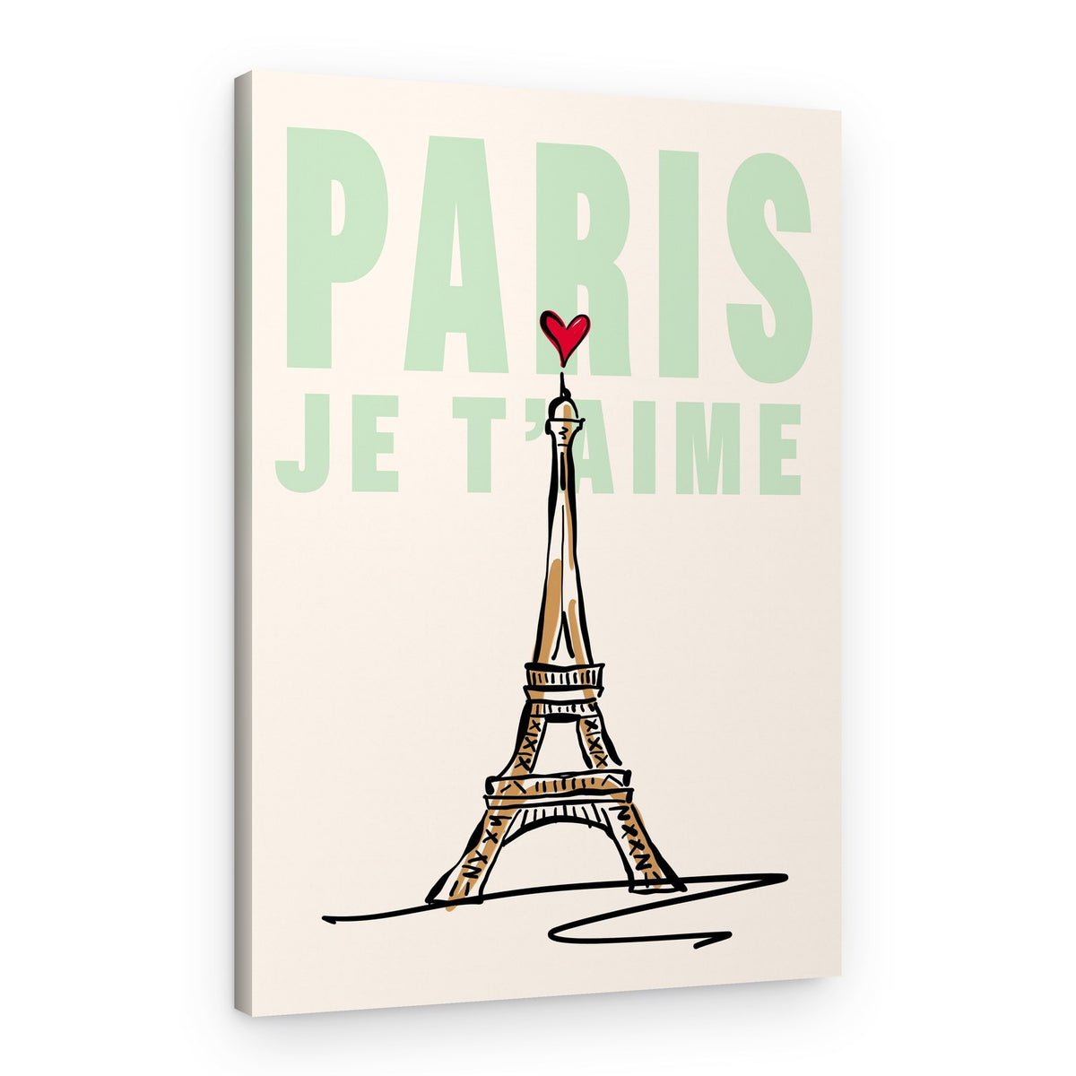 Paris Je T'aime – Canvas Print