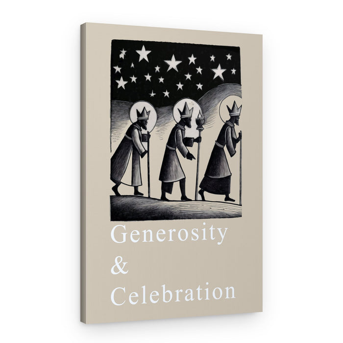 Three Wise Men Journey – Canvas Print