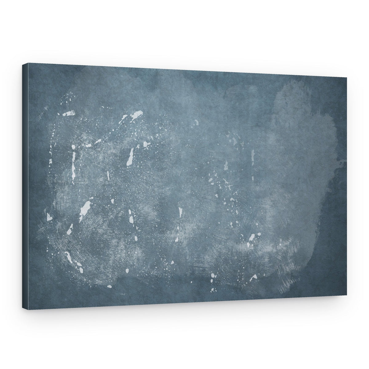 Blue Gray Grunge Texture – Canvas Print