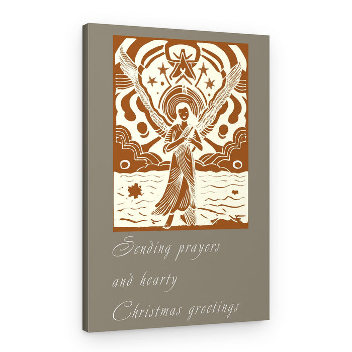 Peaceful Christmas Angel – Canvas Print