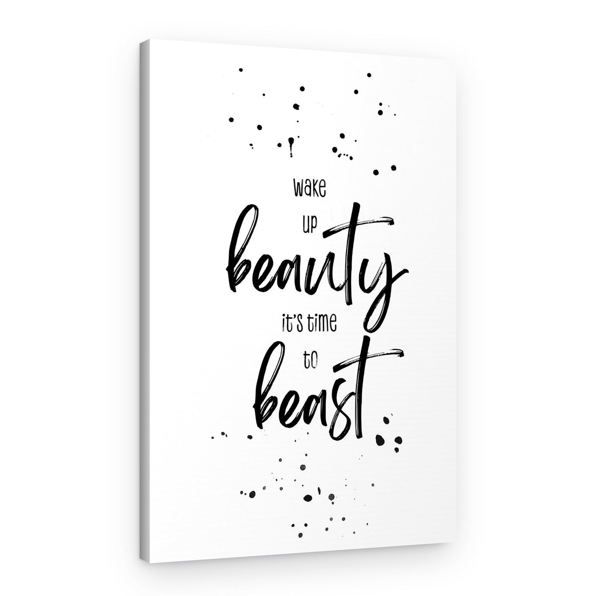 Empowering Beauty Beast – Canvas Print