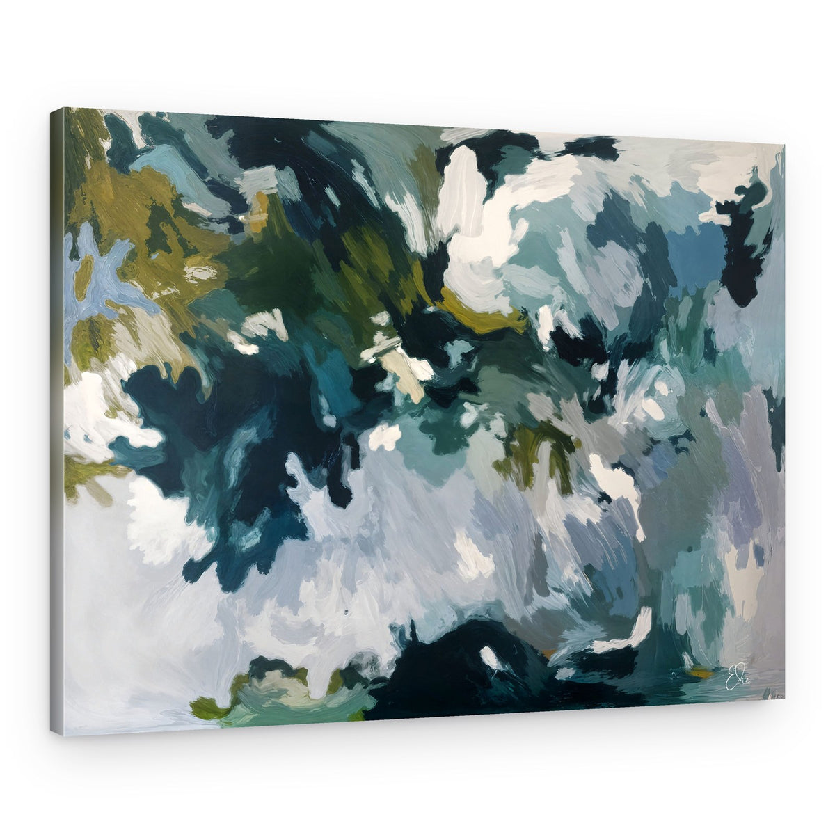 Swirling Organic Colors – Canvas Print