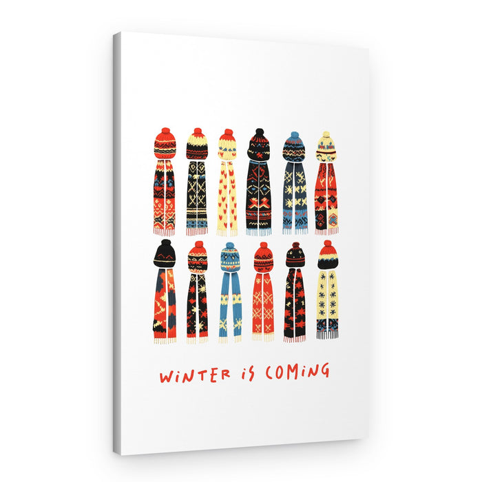 Cozy Winter Knits – Canvas Print