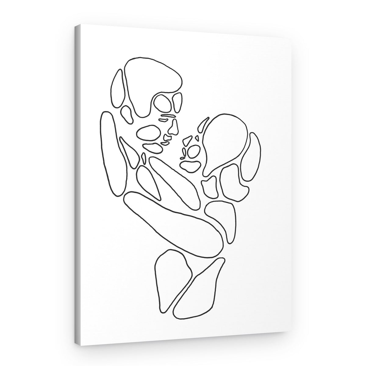 Loving Parent Child Embrace – Canvas Print