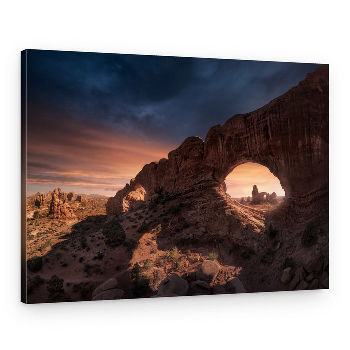 Desert Arch Sunset – Canvas Print