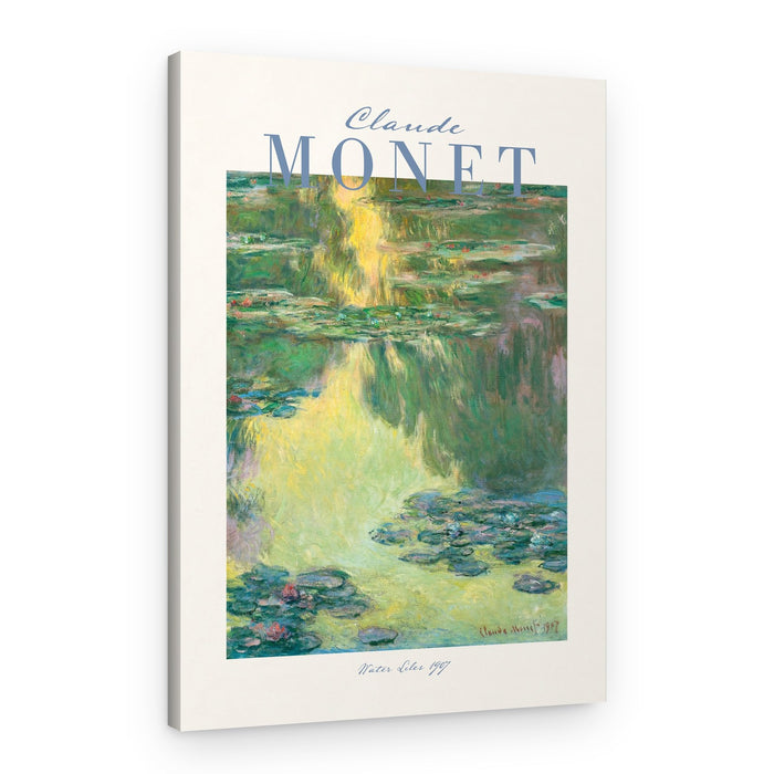 Water Lilies Reflection Pond – Canvas Print