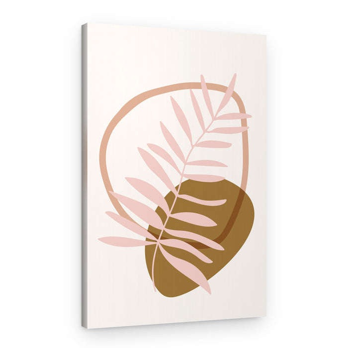 Abstract Pink Palm – Canvas Print
