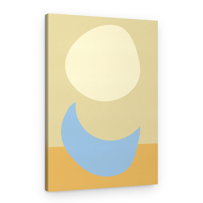 Serene Fluid Shapes – Canvas Print