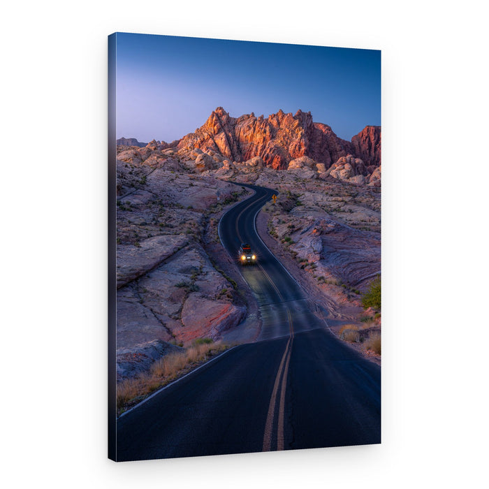 Desert Road Adventure – Canvas Print