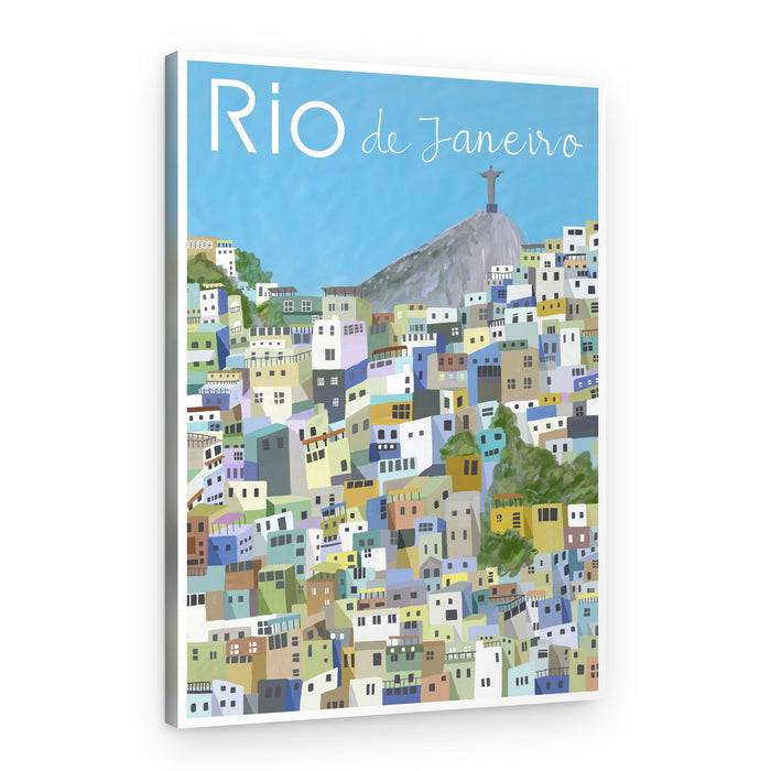 Vibrant Rio Cityscape – Canvas Print