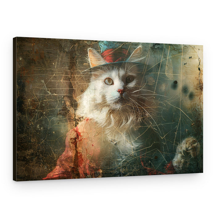 Gentleman Cat Portrait – Canvas Print