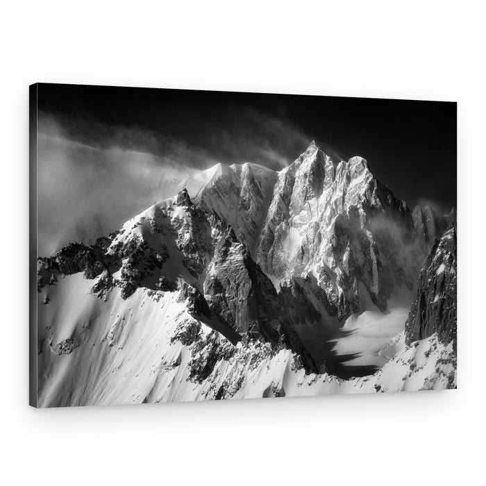 Dramatic Alpine Peaks – Canvas Print
