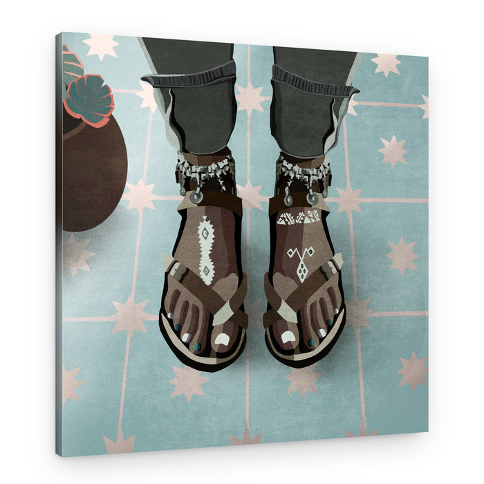 Patterned Steps – Canvas Print