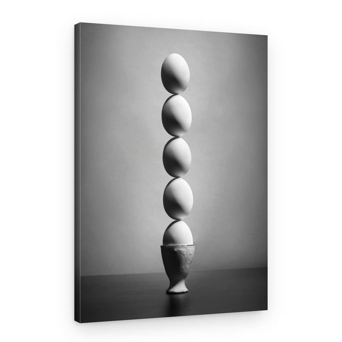 Perfectly Balanced Eggs – Canvas Print
