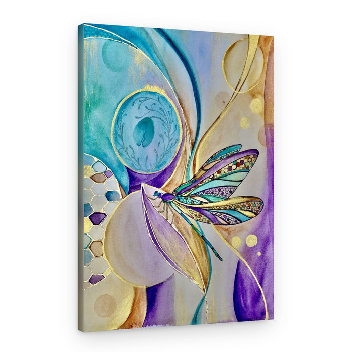 Mystic Dragonfly Dream – Canvas Print