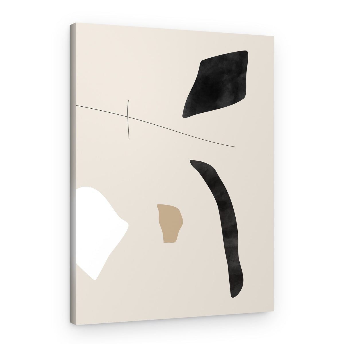 Serene Abstract Forms – Canvas Print