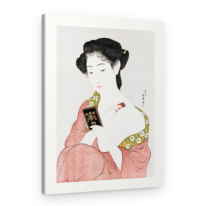 Japanese Woman Applying Powder (1918) – Canvas Print