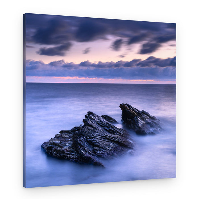 Serene Ocean Rocks – Canvas Print