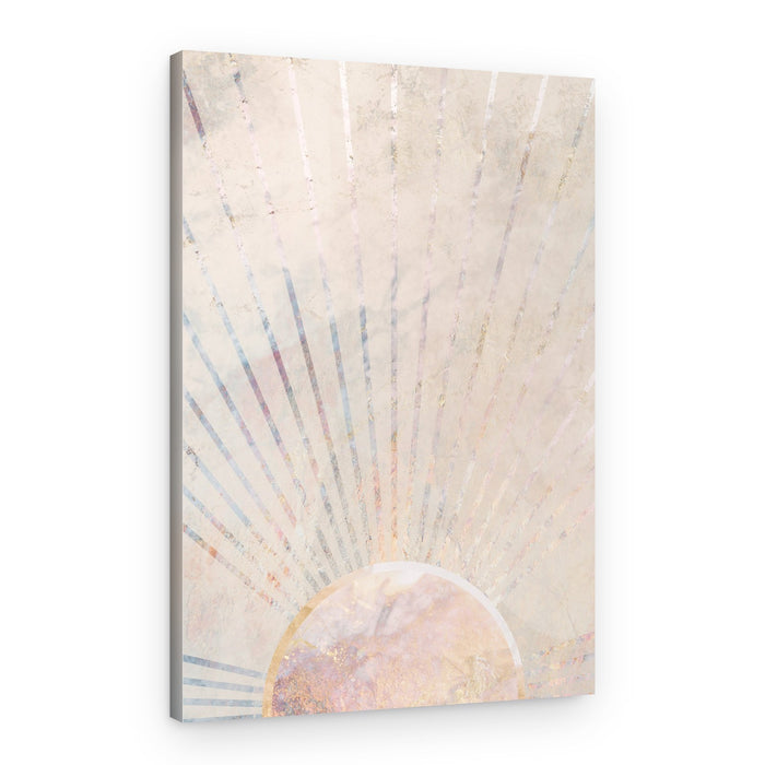 Morning Boho Sun Rays – Canvas Print