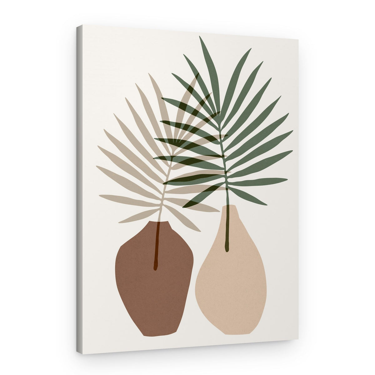 Abstract Palm Vases – Canvas Print