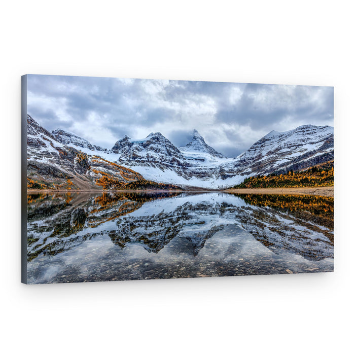 Autumn Peaks Reflection – Canvas Print