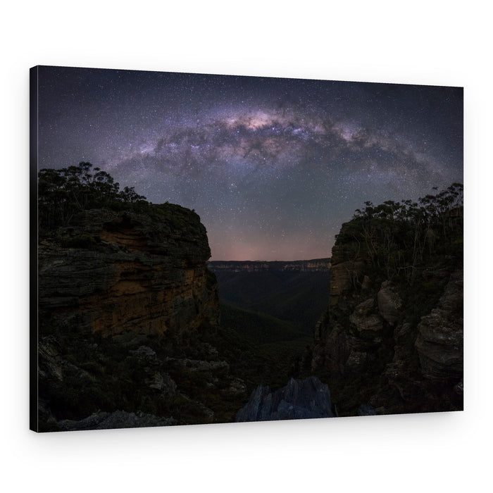 Celestial Canyon View – Canvas Print