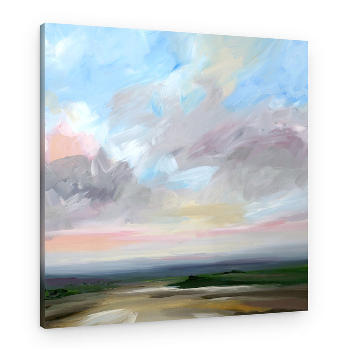 Blush Sky Landscape – Canvas Print