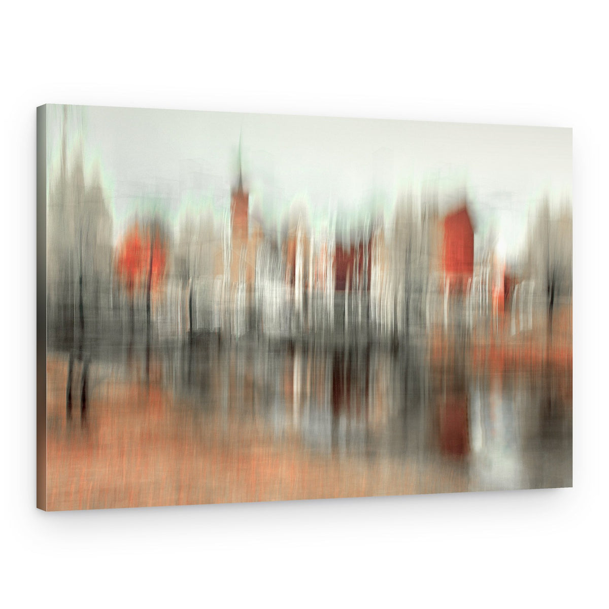Abstract City Reflections – Canvas Print