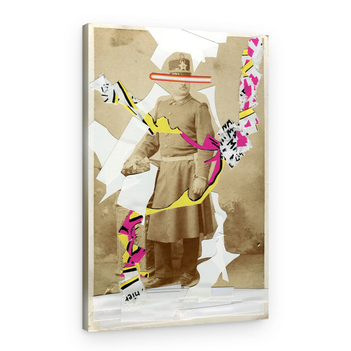 Modern Military Collage – Canvas Print