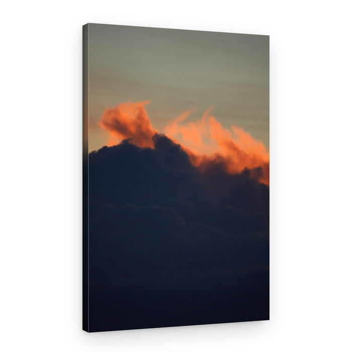 Fiery Sunset Clouds – Canvas Print