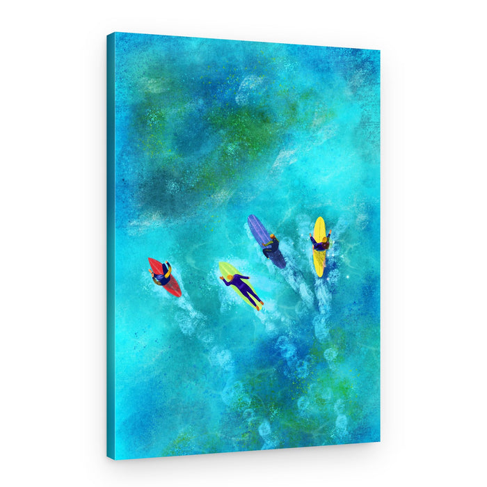 Surfer Dudes – Canvas Print
