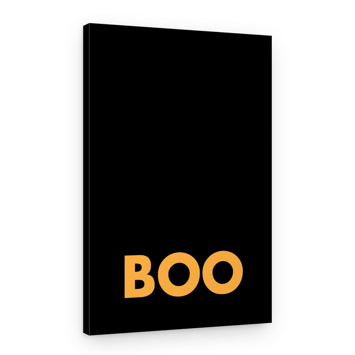 Halloween Boo Text – Canvas Print
