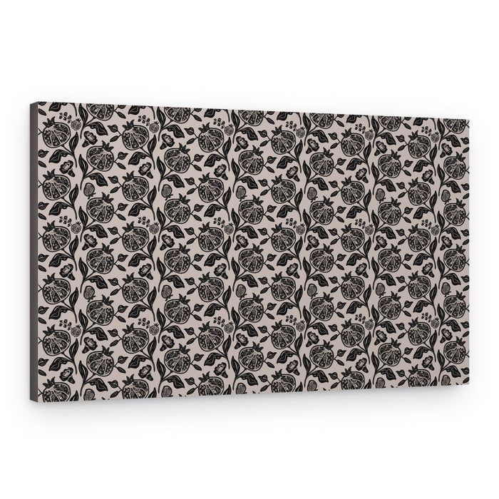 Pomegranates Pattern – Canvas Print