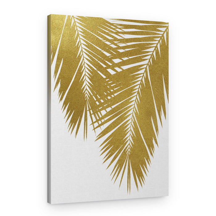 Tropical Golden Palms – Canvas Print
