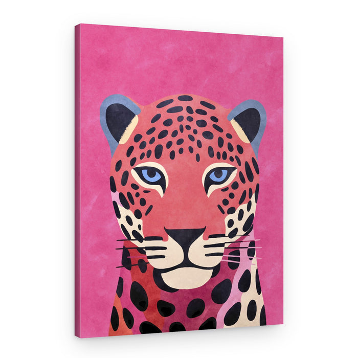 Vibrant Pink Leopard – Canvas Print