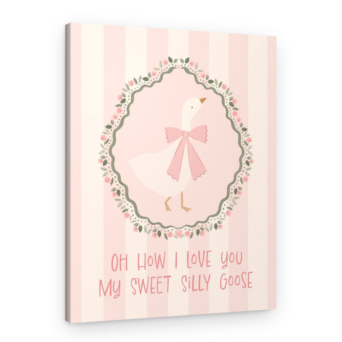 Sweet Silly Goose – Canvas Print
