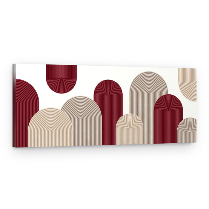 Geometric Arches – Canvas Print