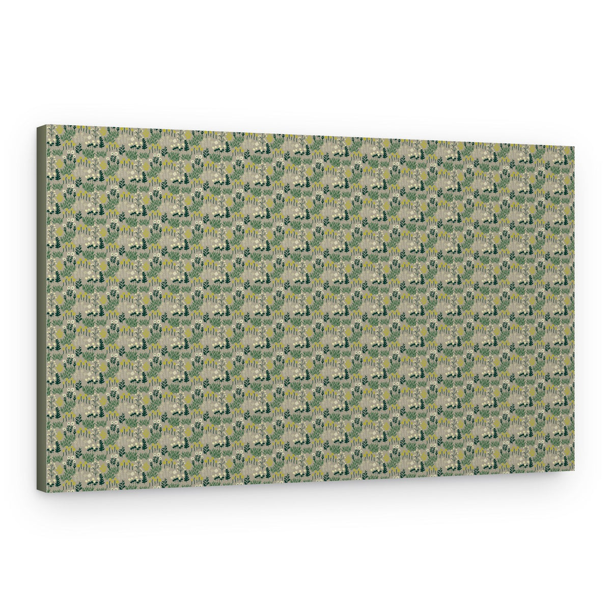 Abstract Foliage Pattern – Canvas Print