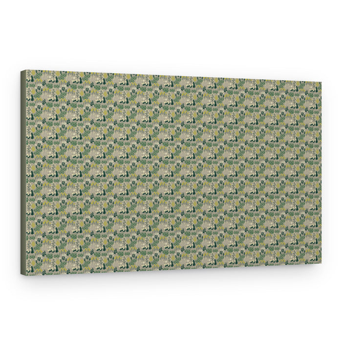 Abstract Foliage Pattern – Canvas Print